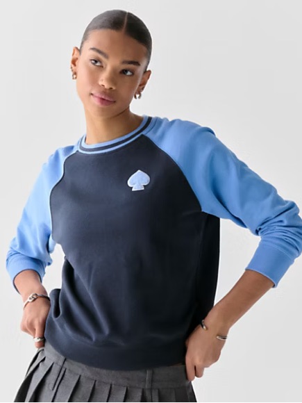 Kate Spade Chenille Logo Sweatshirt - S